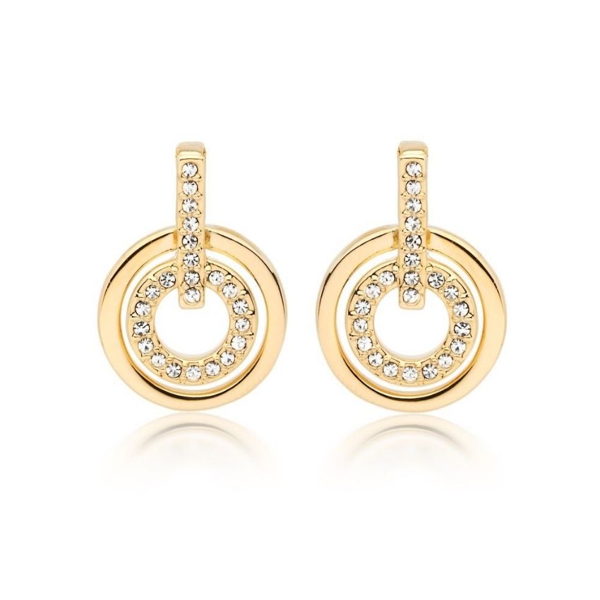 Concentric Circle Earrings set in Gold-Tone is perfect set of earrings and is a must-have. Shop jewellery and watches.