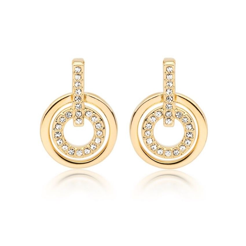 Concentric Circle Earrings set in Gold-Tone is perfect set of earrings and is a must-have. Shop jewellery and watches.